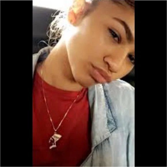 Vintage 925 Sterling Silver 3D Double Sided Nefertiti Charm Necklace - Picture 7 of 7